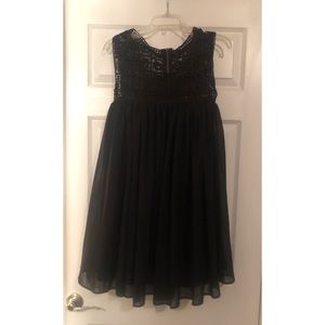 Black Flowy Sun Dress/Top